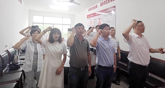 村企共建，，，，，献礼党的98岁生日