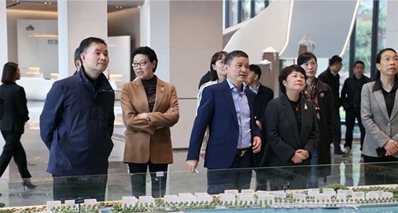 民革中央副主席吴晶调研122cc太阳集成游戏集团